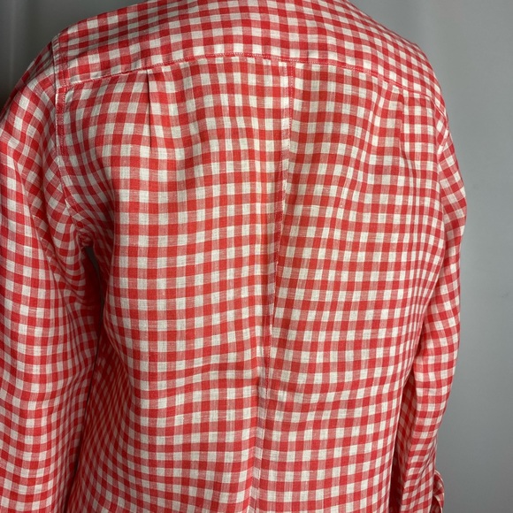 Frank Eileen size M Barry line plaid women’s shirts button down - Picture 6 of 11